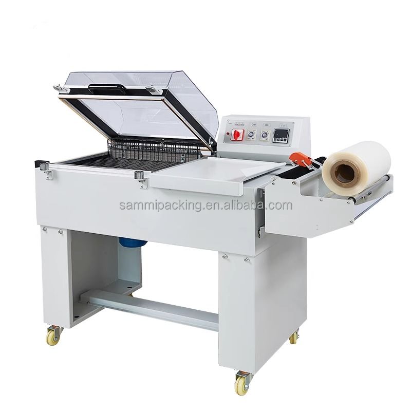 Mesin Pembungkus Film Susut Plastik Semi Otomatis 2 in 1 Hipac Thermal-Shrink Sealing FM-5540
