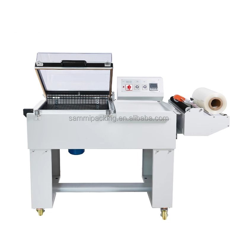 Mesin Pembungkus Film Susut Plastik Semi Otomatis 2 in 1 Hipac Thermal-Shrink Sealing FM-5540