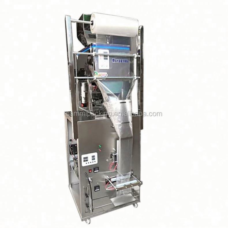 100g-1000g Mesin Pengemasan Makanan ringan Otomatis Kantong Kentang Kripik Mesin Penimbang dan Pengemasan Otomatis