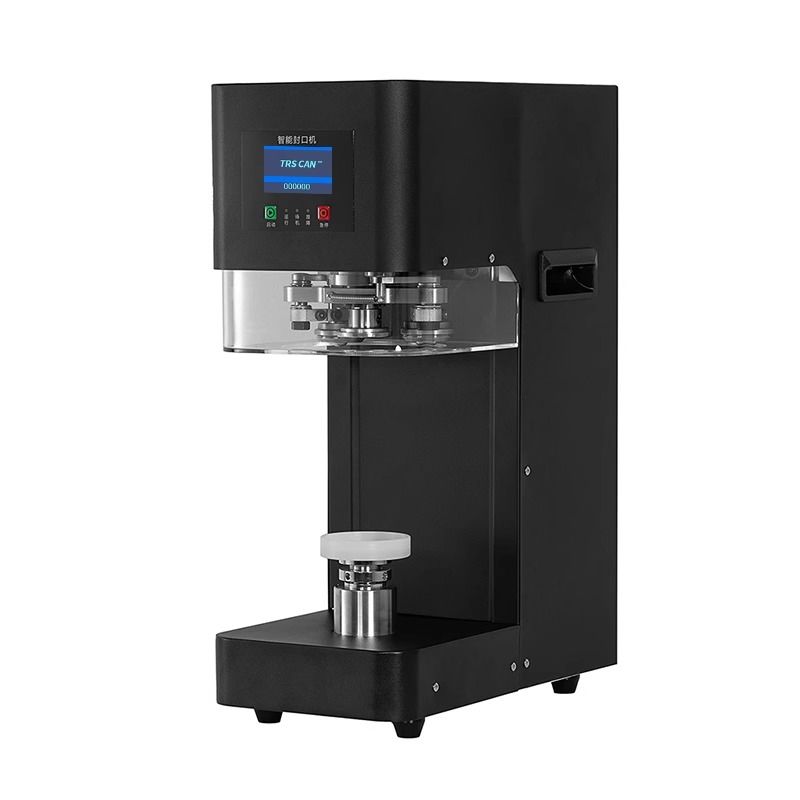 2025 Efisiensi Tinggi Mesin Penutup Kaleng Otomatis Manual Dikuasai Listrik untuk Kopi Soda Bir Pop Kaleng Penutup untuk Botol Kaca