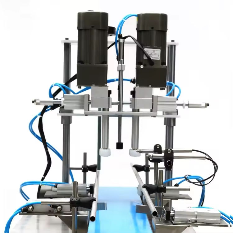 Harga Pabrik Mesin Penutup Semi Otomatis Efisiensi Tinggi Disesuaikan Untuk Jalur Air Mineral Botol Plastik Dan Semprot