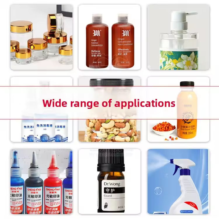 Botol Air Minuman Berkecepatan Tinggi Perfume Pet Botol Plastik Tutup Mesin Ping Desktop Mesin Penuh Madu Tutup