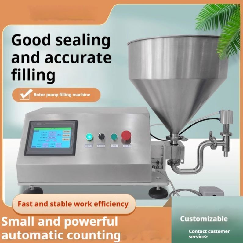 Rotary Food Jam Oil Rotor Lobe Filling Pump Chocolate Filler Lotion Kacang Kosmetik Cream Paste Mesin Pengisian