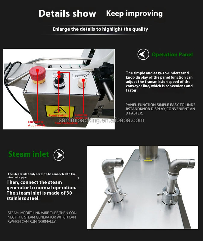Murah Hot Steam Shrink Tunnel,PVC Label Panas Shrink Tunnel,Uap Shrink Tunnel Mesin