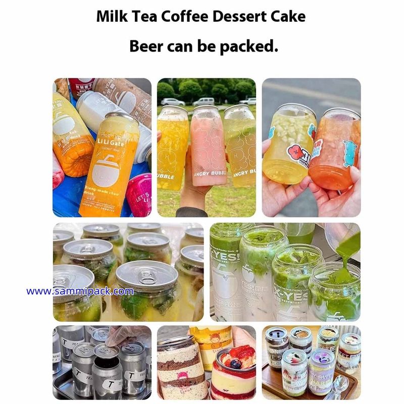 Professional Beverage/Food Can Sealer, High Efficiency Electric Plastic Can Seamer untuk Boba,Soda,Juice,Hoteller Price