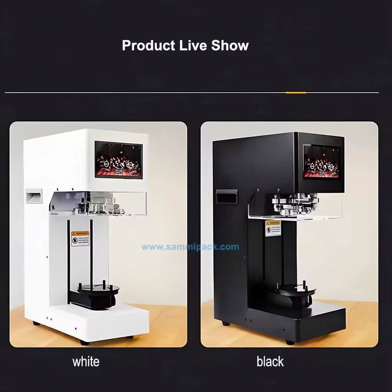 2025 Baru layar sentuh cerdas PET/Aluminium bisa mesin penyegelan Mesin kaleng efisiensi tinggi untuk gelembung toko teh untuk dijual