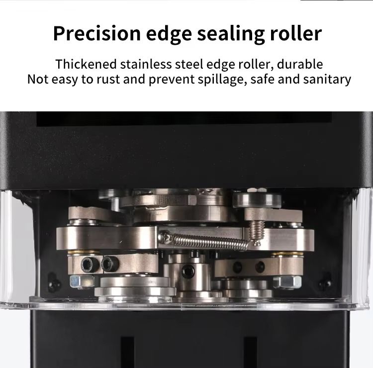 2025 Baru layar sentuh cerdas PET/Aluminium bisa mesin penyegelan Mesin kaleng efisiensi tinggi untuk gelembung toko teh untuk dijual