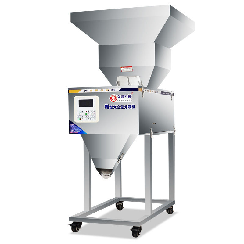 100-2500g terbaru Kapasitas besar biji-bijian rempah-rempah kacang biji-bijian mesin menimbang makanan dengan besar hopper