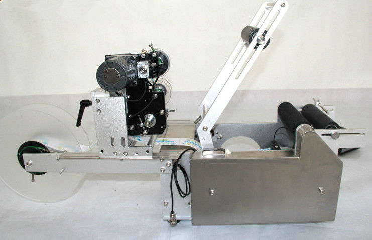 Mesin Pelabelan Botol/Toples Bulat Semi Otomatis MT-50D Kualitas Terbaik dengan Hot Stamp Coder