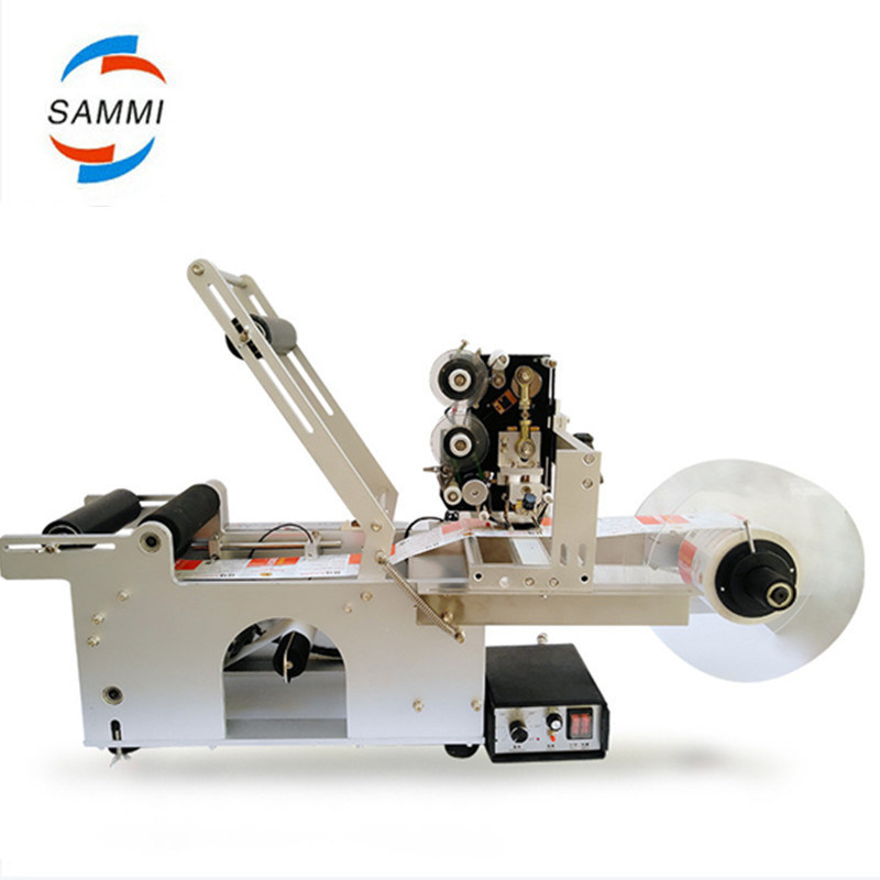220V Semi-Automatic Electric Labeling Machine for Round Bottles with High Precision and Long Service Life
