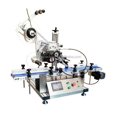 Flat Surface Bottle Packaging Labeling Machine, Mesin Sticker Otomatis Meja