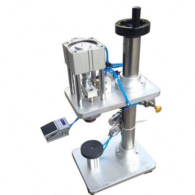 Pneumatic Otomatis Botol Parfum Crimping Mesin Untuk Metal Cap Press