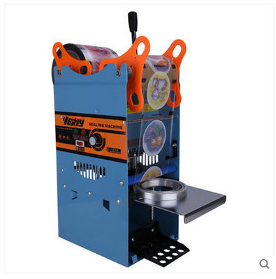 WY-802D Semi Automatic Cup Sealing Machine Untuk Juice Bubble Tea