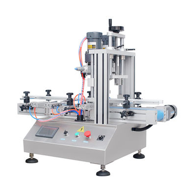 Mesin Penutup Botol Otomatis Pneumatic Tabletop Untuk Botol Plastik Jar