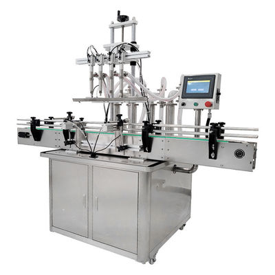 500BPH Linear Botol Pengisian Capping Label Mesin Line Otomatis