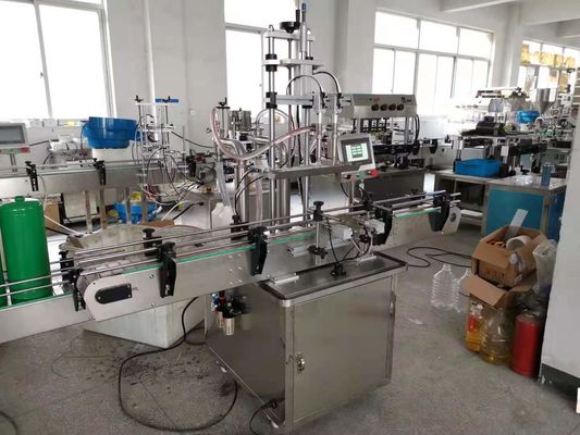 Mesin Penuh Botol Semprot Otomatis Capping Dan Label