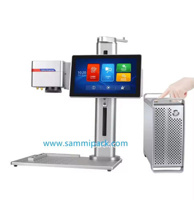 Laser engraver Mesin Fiber Laser Marking Untuk Mesin Laser Metal Ukiran