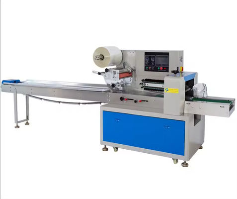Mesin Pengemasan Horisontal Otomatis Untuk Membakar Roti Burger Donut Food Pillow Aliran Mesin Pengemasan Harga Packing Line