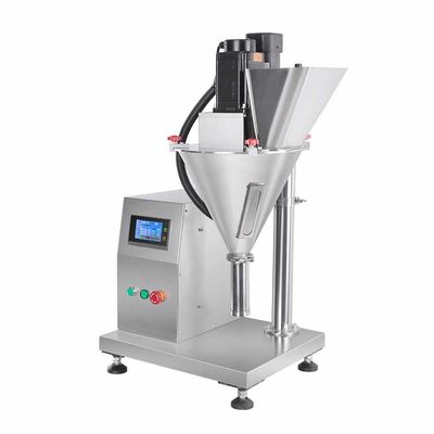 Mudah dioperasikan Semi-otomatis Single Head Power Filler Volume kecil bubuk halus Auger Mesin Pengisian