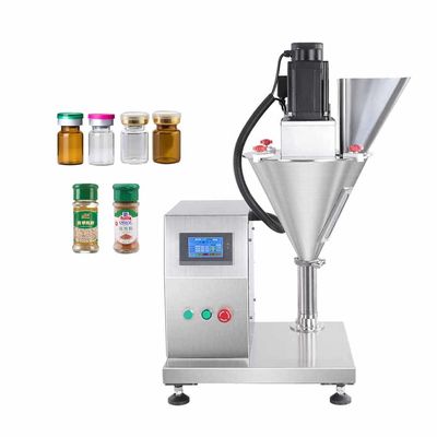 SM-50S Semi-otomatis Desktop Milk Powder Filler Mesin Pengisi Powder Listrik Auger Dengan Kapasitas 2-500G