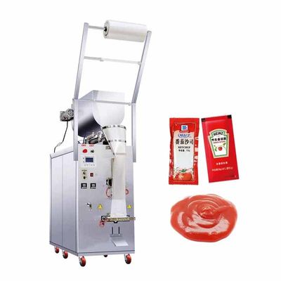 4 Sampul Sisi Kantong Aplikasi Makanan Kantong Kemasan Kantong Kecil Saus Cairan Ketchup Mesin Pengemasan 220V / 50HZ