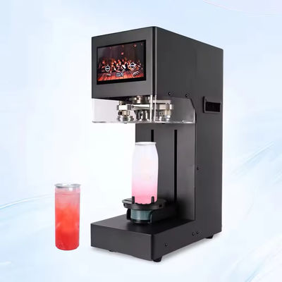 Layar sentuh Soda Tin Can Intelligent Sealing Seamer Machine Untuk Bubble Tea Can