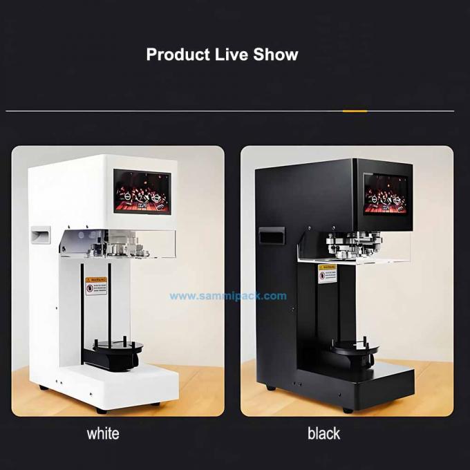 Mesin Segel Listrik Untuk Pengoperasian Mudah Makanan Kaleng Industri, Makanan Ringan, Teh, Tutup Kaleng Kertas 3