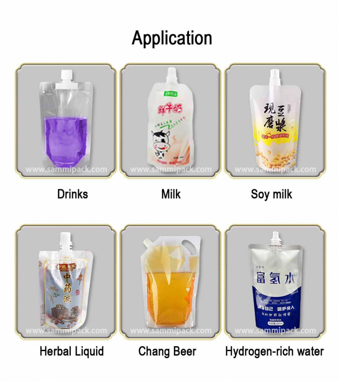 Mesin Pengemas Kantong Corong Madu Kecepatan Tinggi Untuk Pengisian dan Penutup Cairan SM-3500L 1