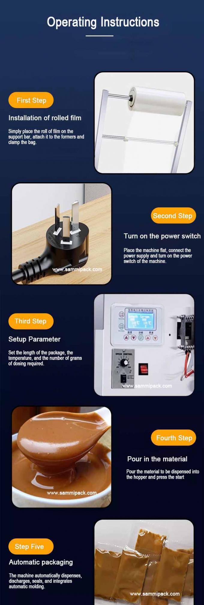 Mesin Pengemas Pengisi Cairan Saus Cabai Tomat Saus Kacang Pasta Saus Tomat Susu Cair 4