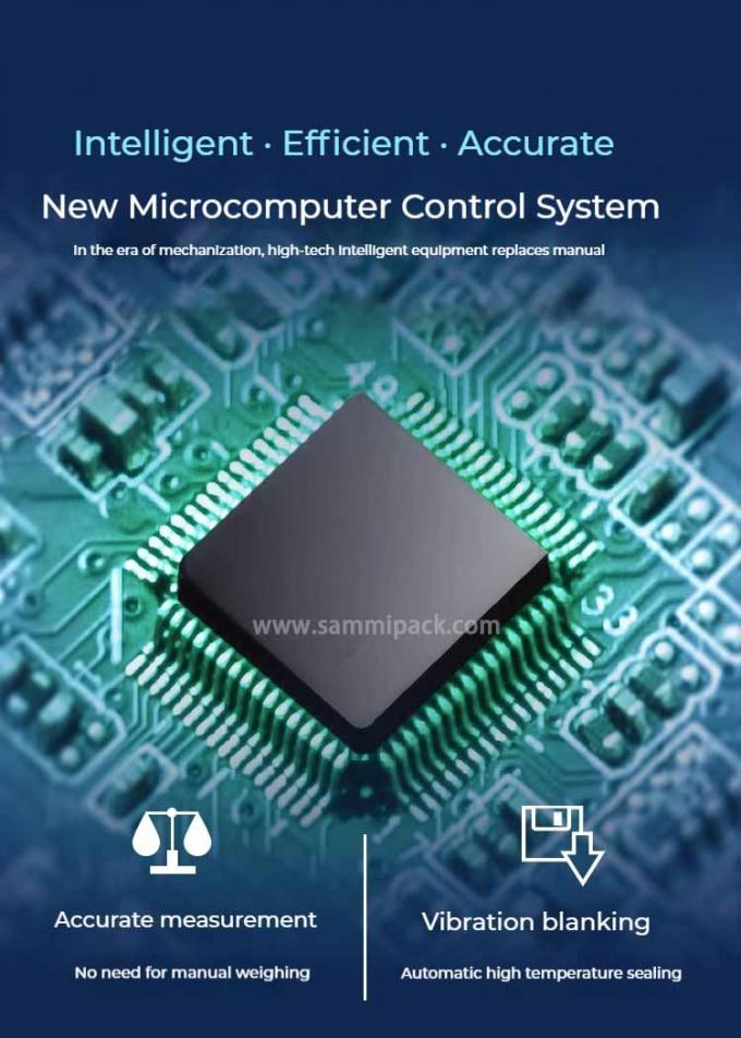 Multifunctional Doublehead Sugar Filling Coffee Beans Weighing Packing Machine 500g 1000g 450*470*1750MM Komoditas 4