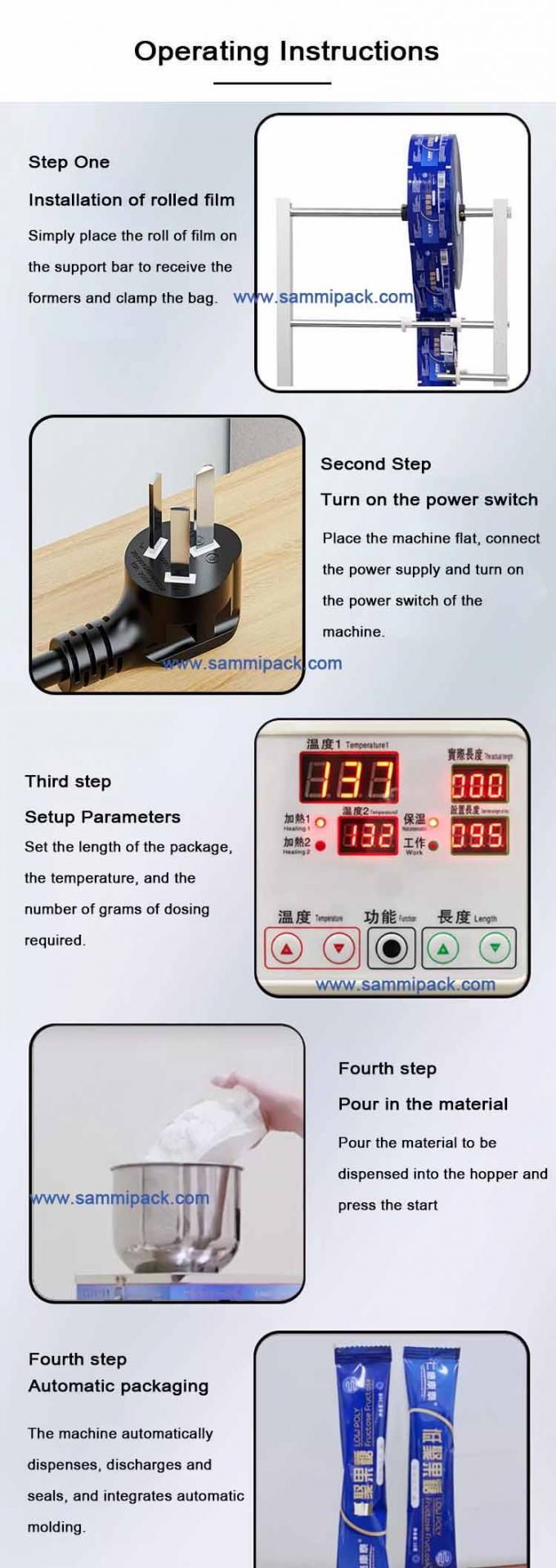 120.000 Kg Single Brutal Weight Paper Packaging Material Tea Powder Packing Machine Dengan Hot Stamp Coder 6