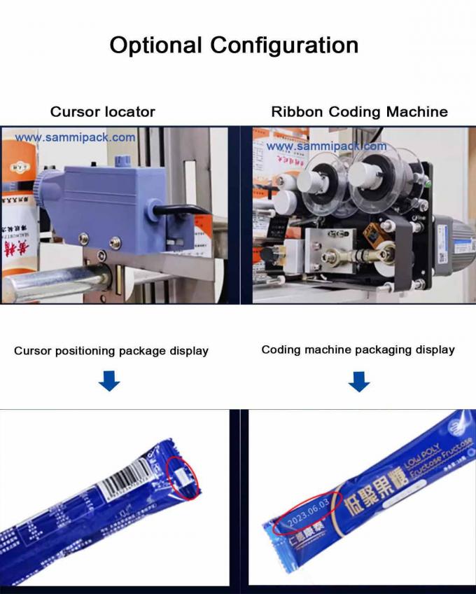 120.000 Kg Single Brutal Weight Paper Packaging Material Tea Powder Packing Machine Dengan Hot Stamp Coder 4