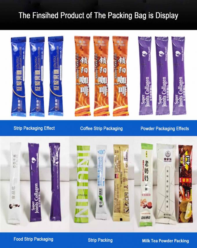 120.000 Kg Single Brutal Weight Paper Packaging Material Tea Powder Packing Machine Dengan Hot Stamp Coder 8