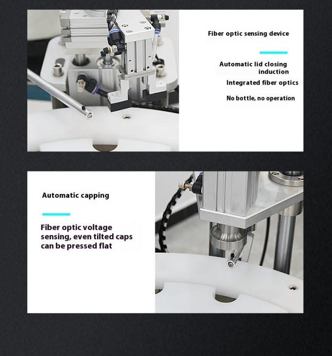 High Speed Automatic Production Line for Perfume Nozzle Tying and Plastic Bottle Cap Pressing Capping Machine (Garis Produksi Otomatis Berkecepatan Tinggi untuk Mengikat Nozzle Parfum dan Mesin Penekanan Tutup Botol Plastik) 9