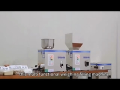 Mesin Penuh Serbuk Teh Semi Otomatis Untuk Granules Serbuk Distribusi Penuh Menimbang
