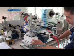 Tidak ada mesin label kemasan gelembung udara permukaan datar dengan printer tanggal